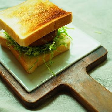 コロッケサンド…2012年2月5日あゆみ食堂にて